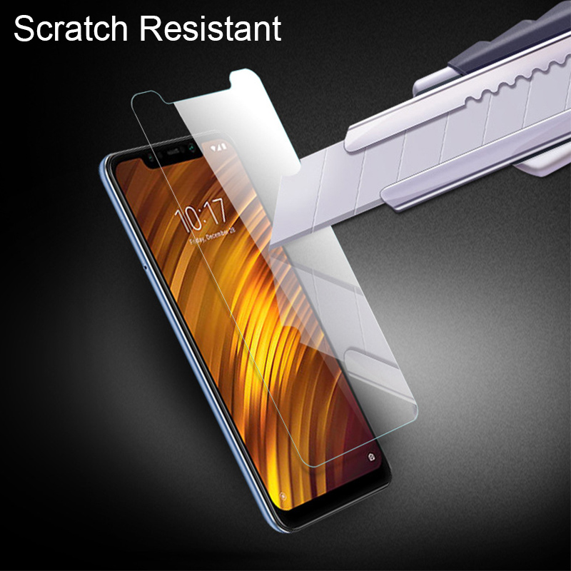 Bakeeytrade-3PCS-9H-Anti-explosion-Tempered-Glass-Screen-Protector-for-Xiaomi-Pocophone-F1-Non-origi-1441980-2